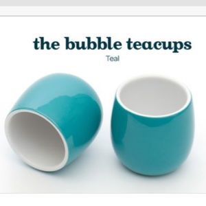 David’s Tea Bubble Cups / Mugs Turquoise